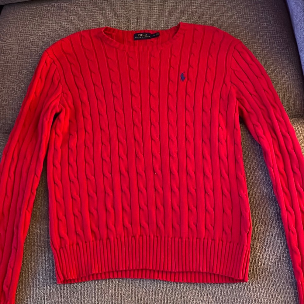 Ralph Lauren red sweater